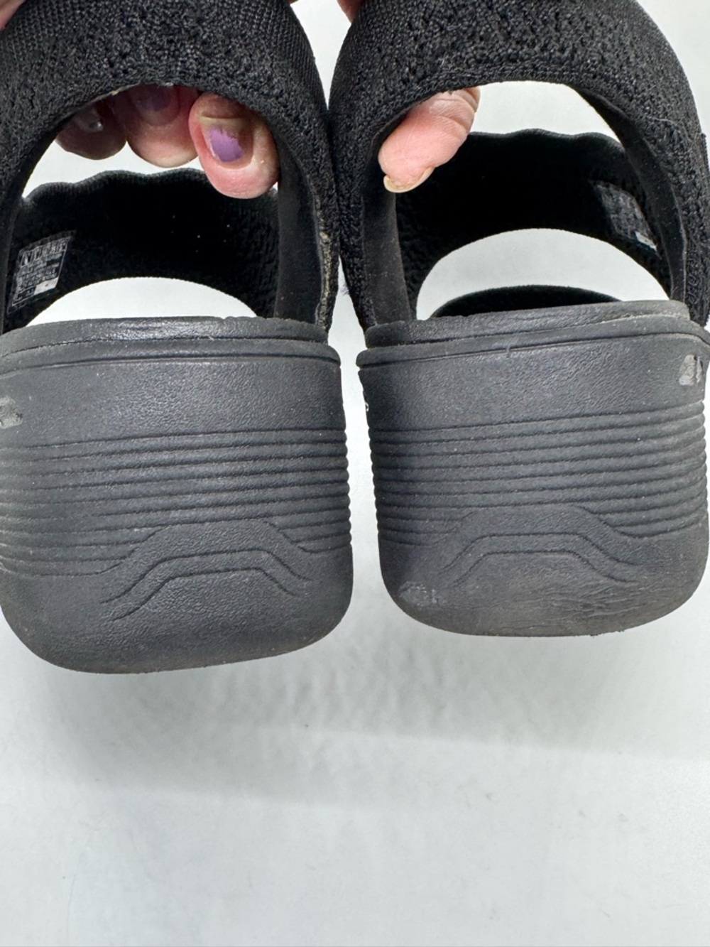 Skechers Slip-ins_Pier Lite Flex Washable Sandals in Black Size 8 - Picture 8 of 10